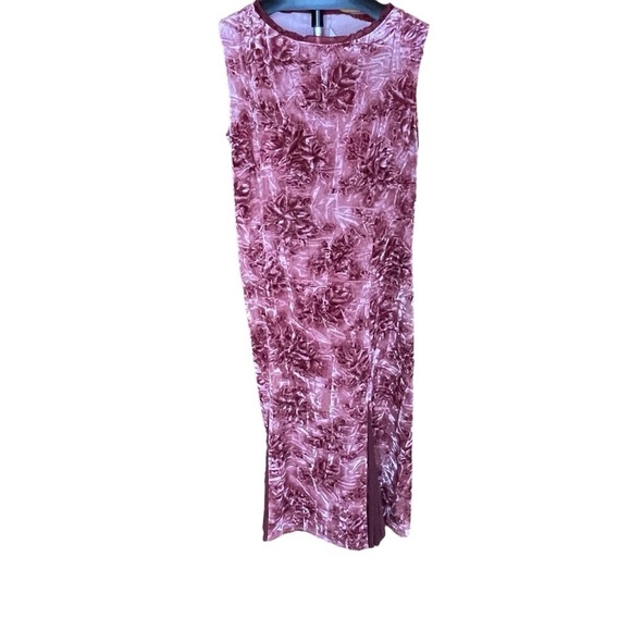 Wanko Velvet Floral Bead Detail Ruffle Neckline
Midi Long Dress-Size 38/Size 6 - Picture 1 of 7